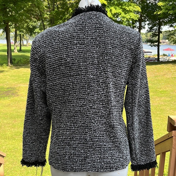 NWT vintage Leslie Fay knit jacket PL - Picture 4 of 6